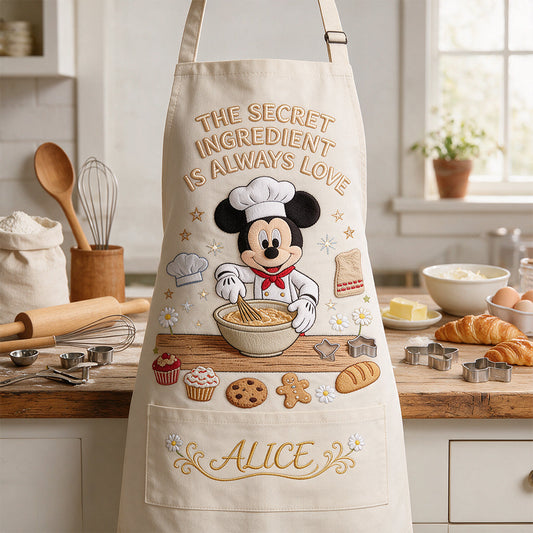 Mouse Chef - Personalized Mouse Apron With Pockets