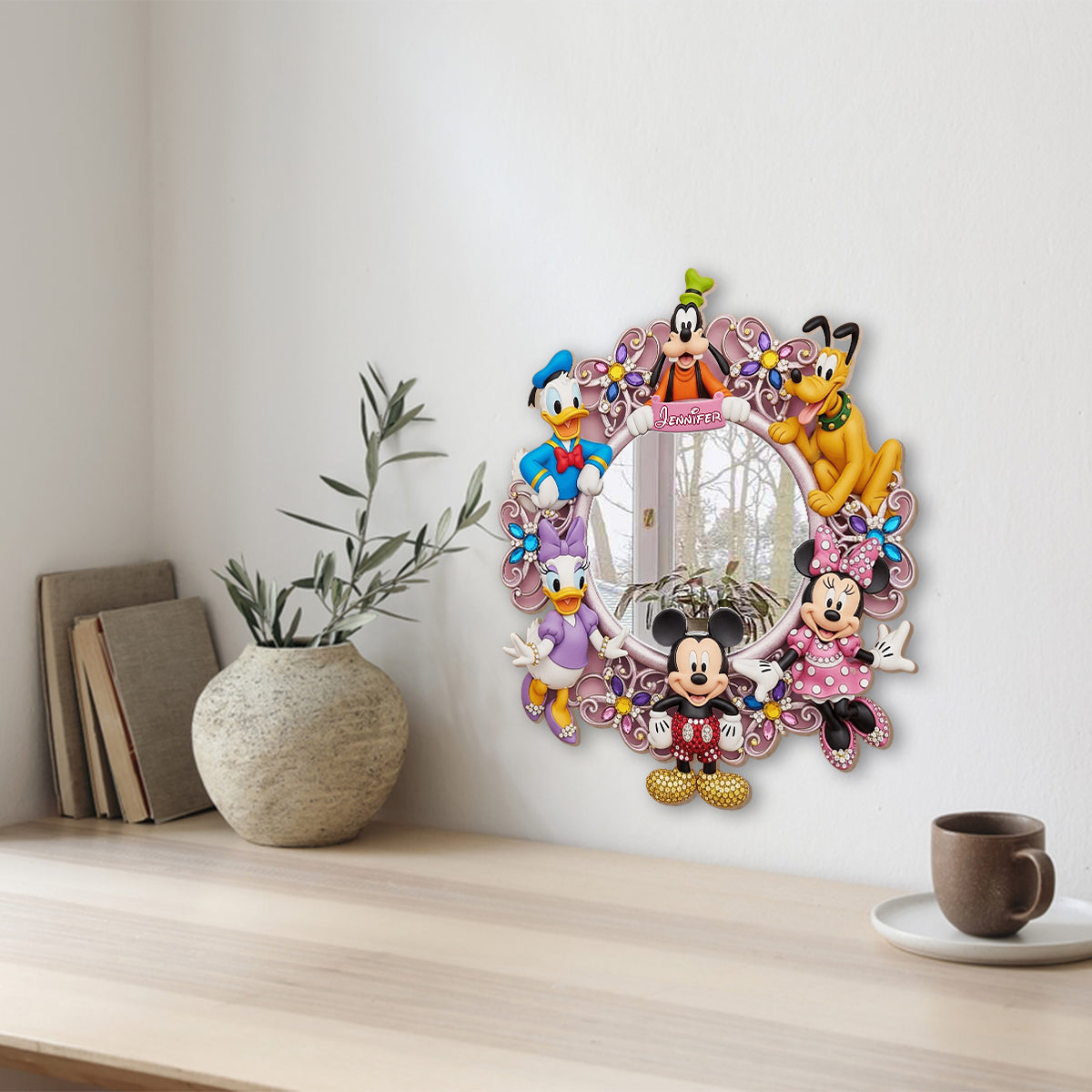 Magical World - Personalized Mouse Wall Hanging Mirror
