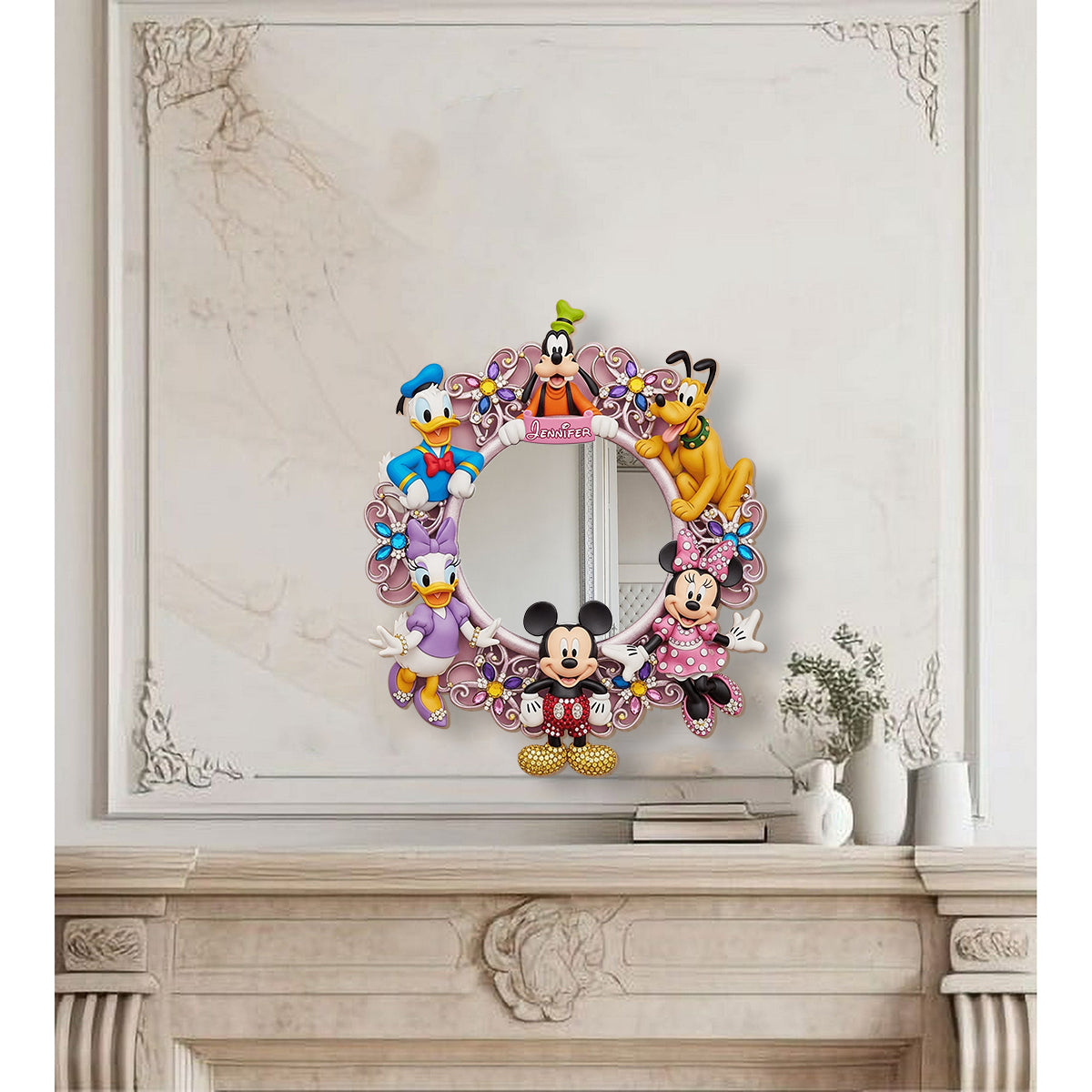 Magical World - Personalized Mouse Wall Hanging Mirror