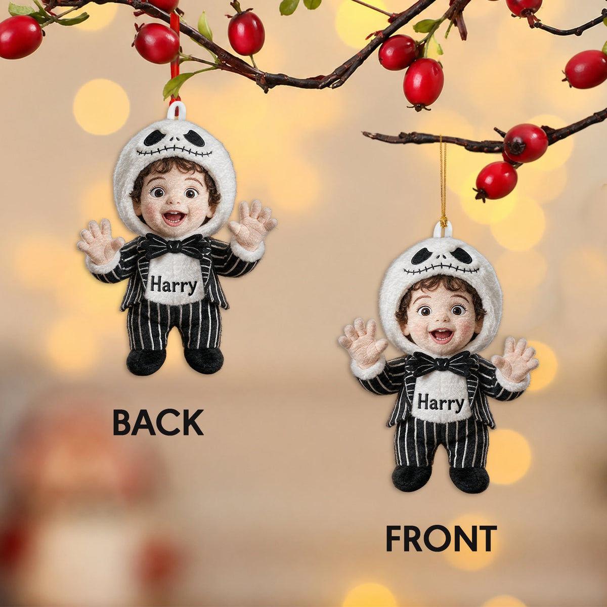 Little Nightmare - Personalized Kid Plush Ornament