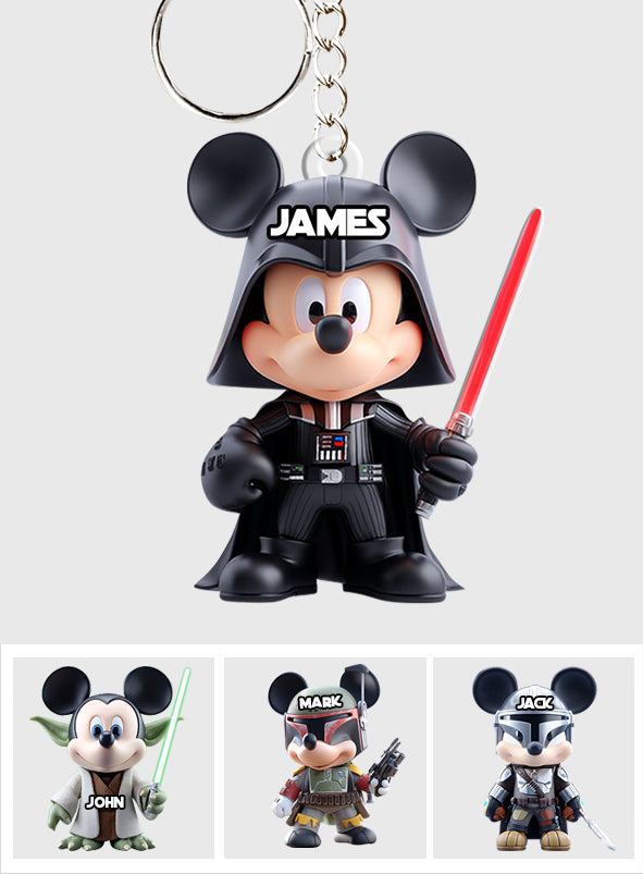 Mouse In The Galaxy - Personalized The Force Keychain