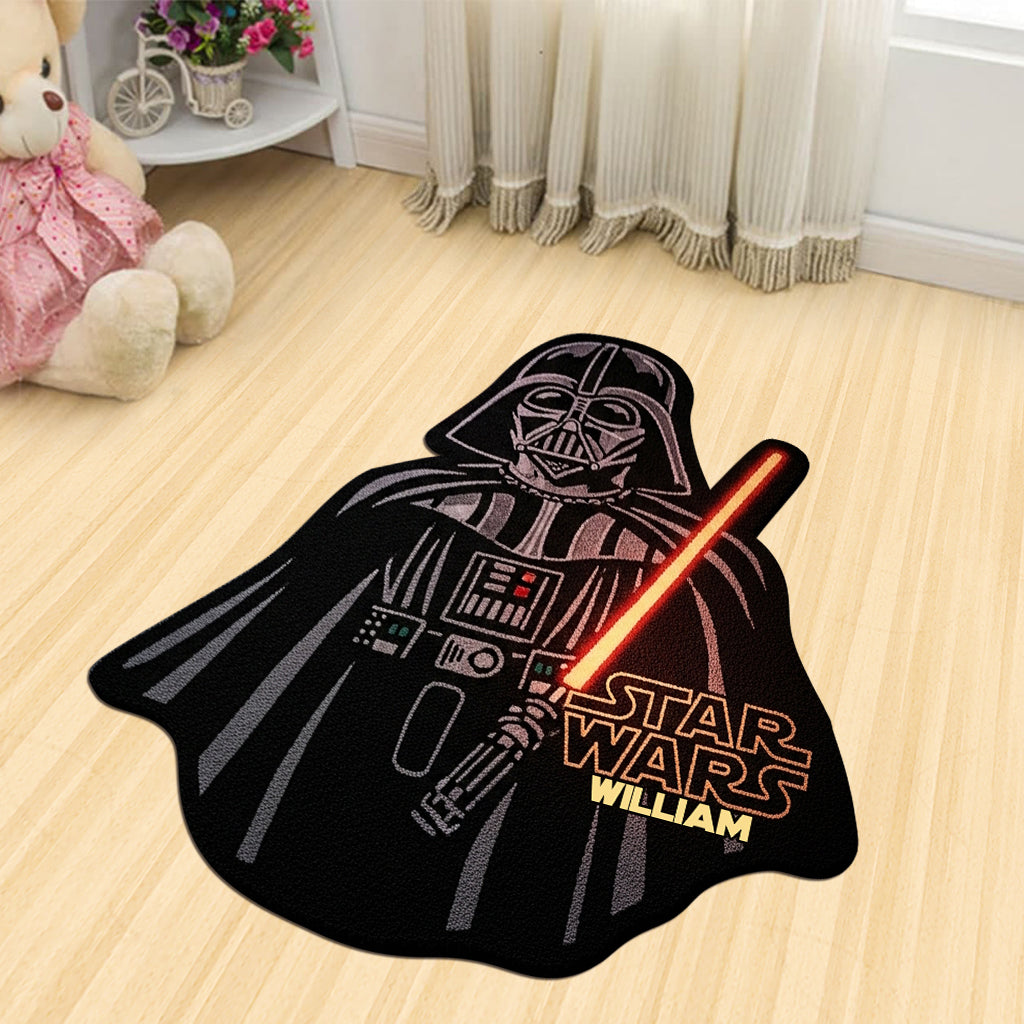 Strong Warrior - Personalized The Force Shaped Doormat/ Rug