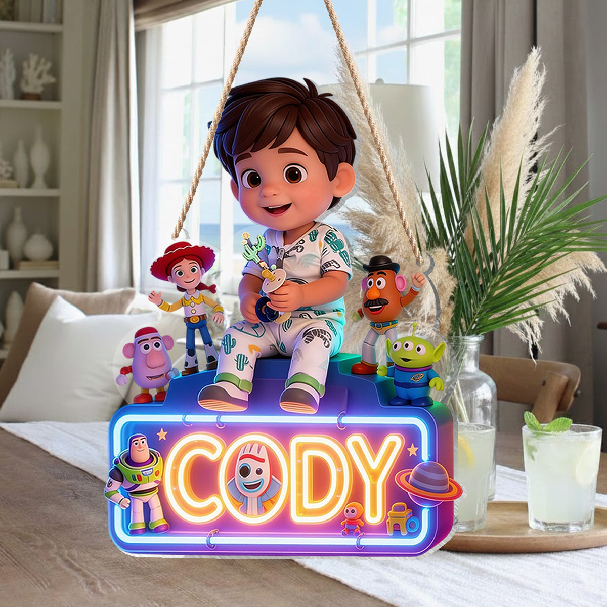 I Knew It I Knew You - Personalized Movie For Kids LED Light Acrylic Sign