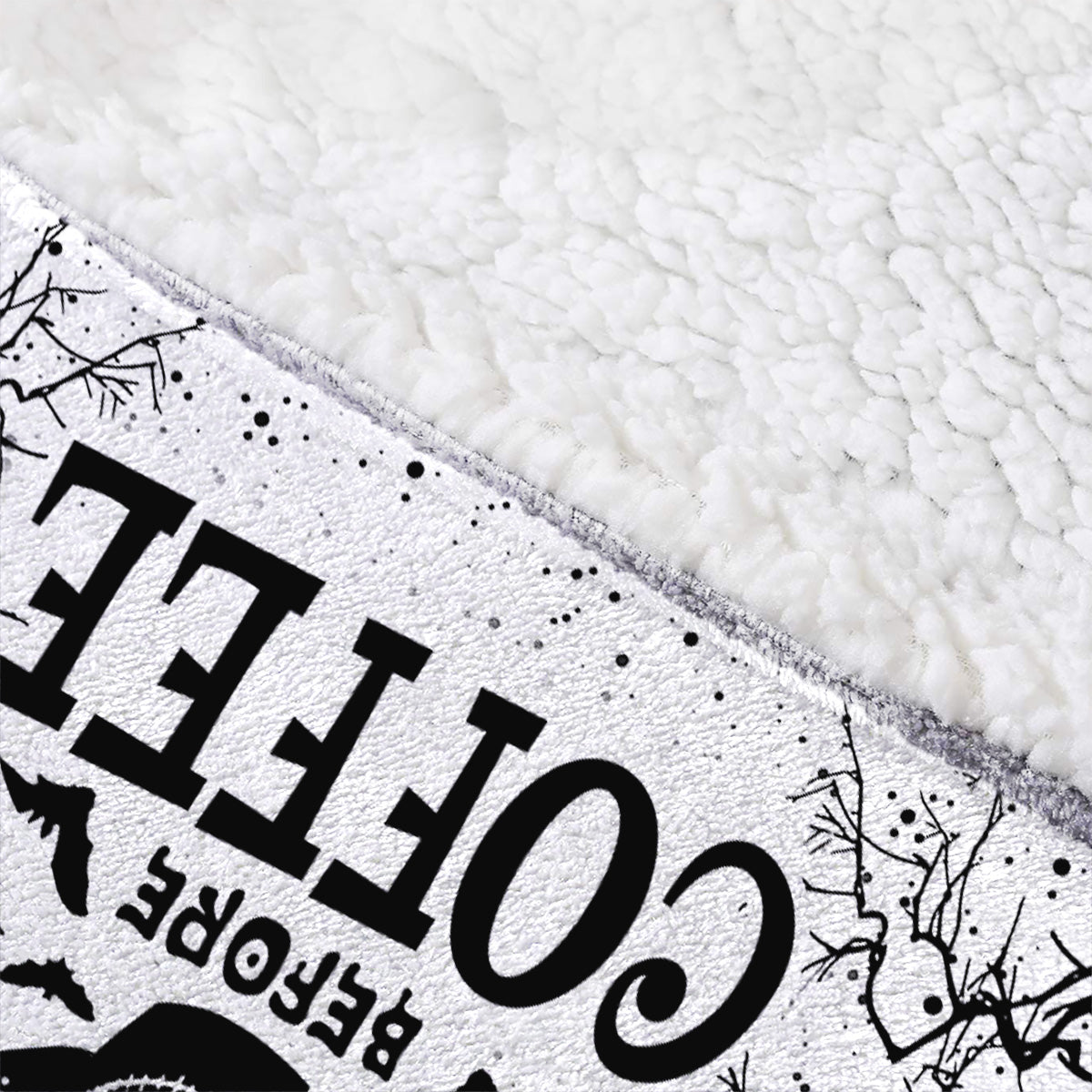Nightmare Before Coffee/ Tea... - Personalized Nightmare Blanket Hoodie