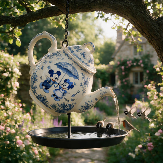 Garden Mouse - Personalized Mouse Bird Feeder/ Bath