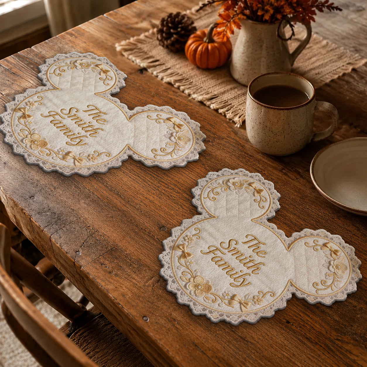 Believe In Magic - Personalized Mouse Custom Shape Placemat