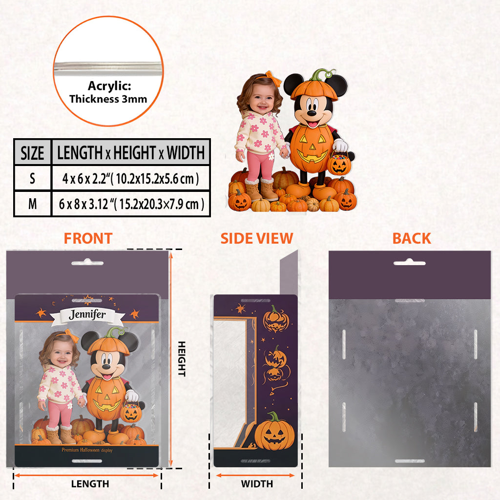 Magic Pumpkin - Personalized Mouse Acrylic Display Box