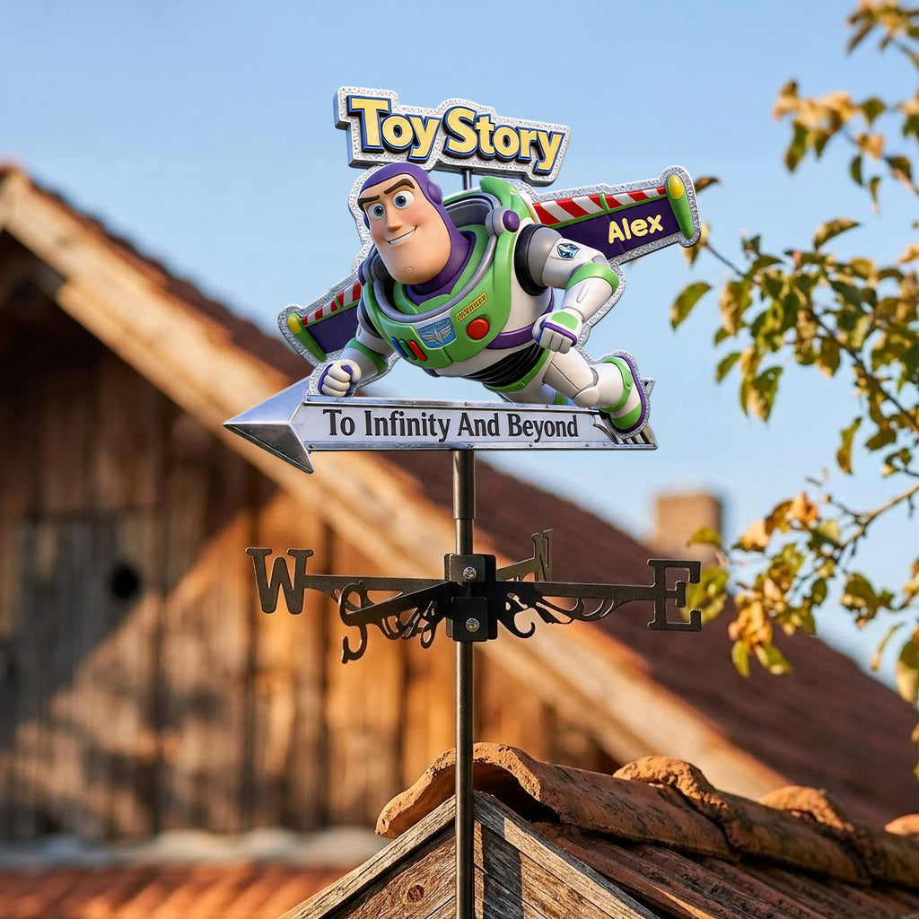 To Infinity And Beyond - Personalized Movie For Kids Weather Vane