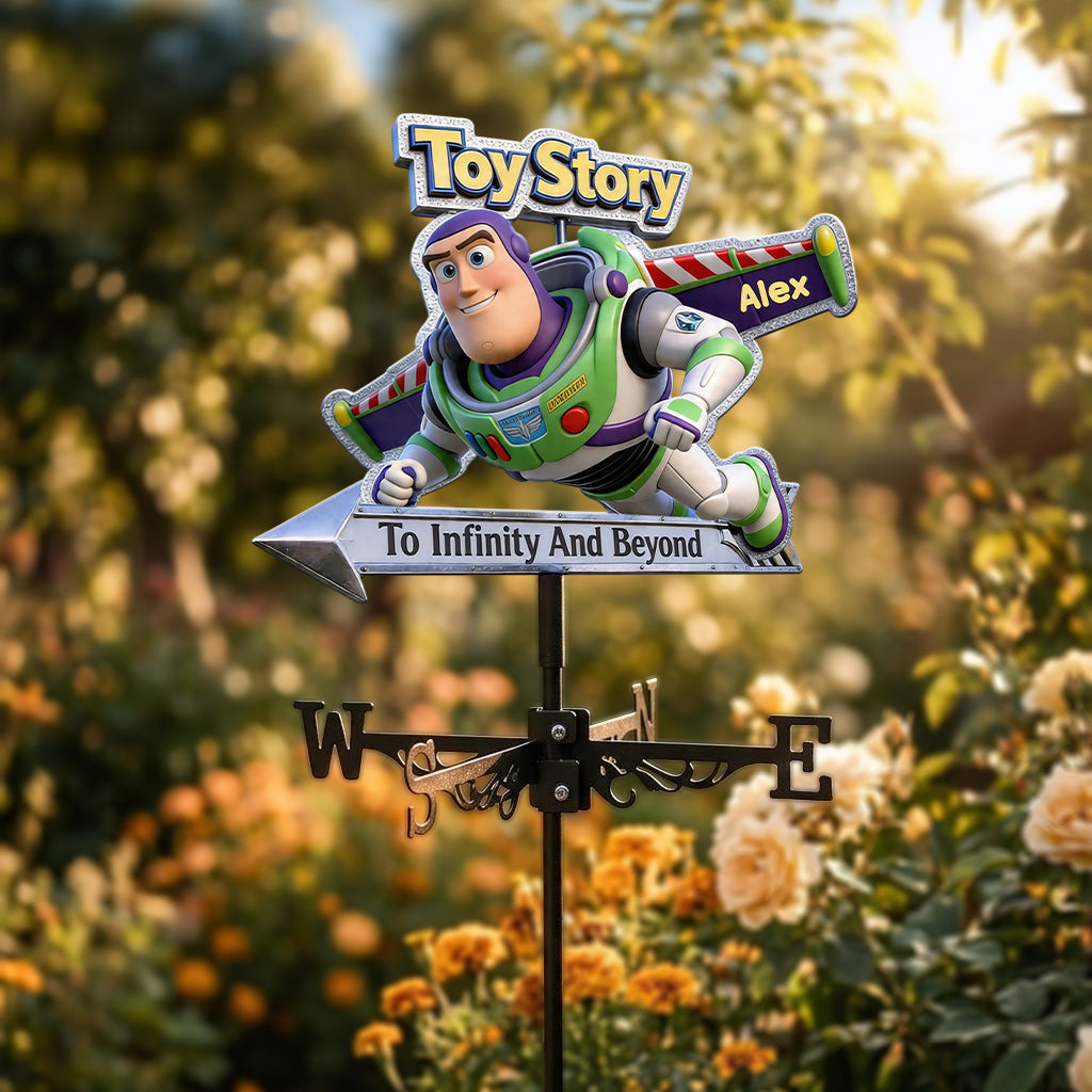 To Infinity And Beyond - Personalized Movie For Kids Weather Vane