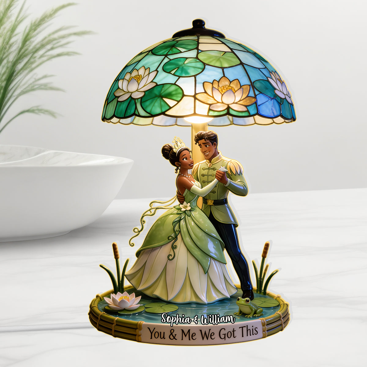 I Love You - Personalized Mouse Acrylic LED Night Light