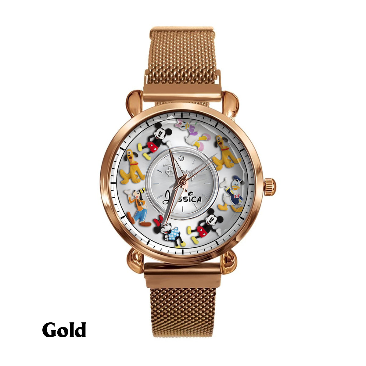 Magical Friends - Personalized Mouse Women Hand Watch