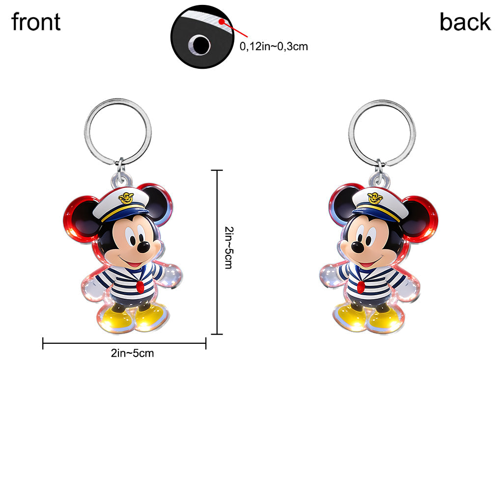 Cruise Time - Personalized Dream Cruise Premium Keychain With Charms