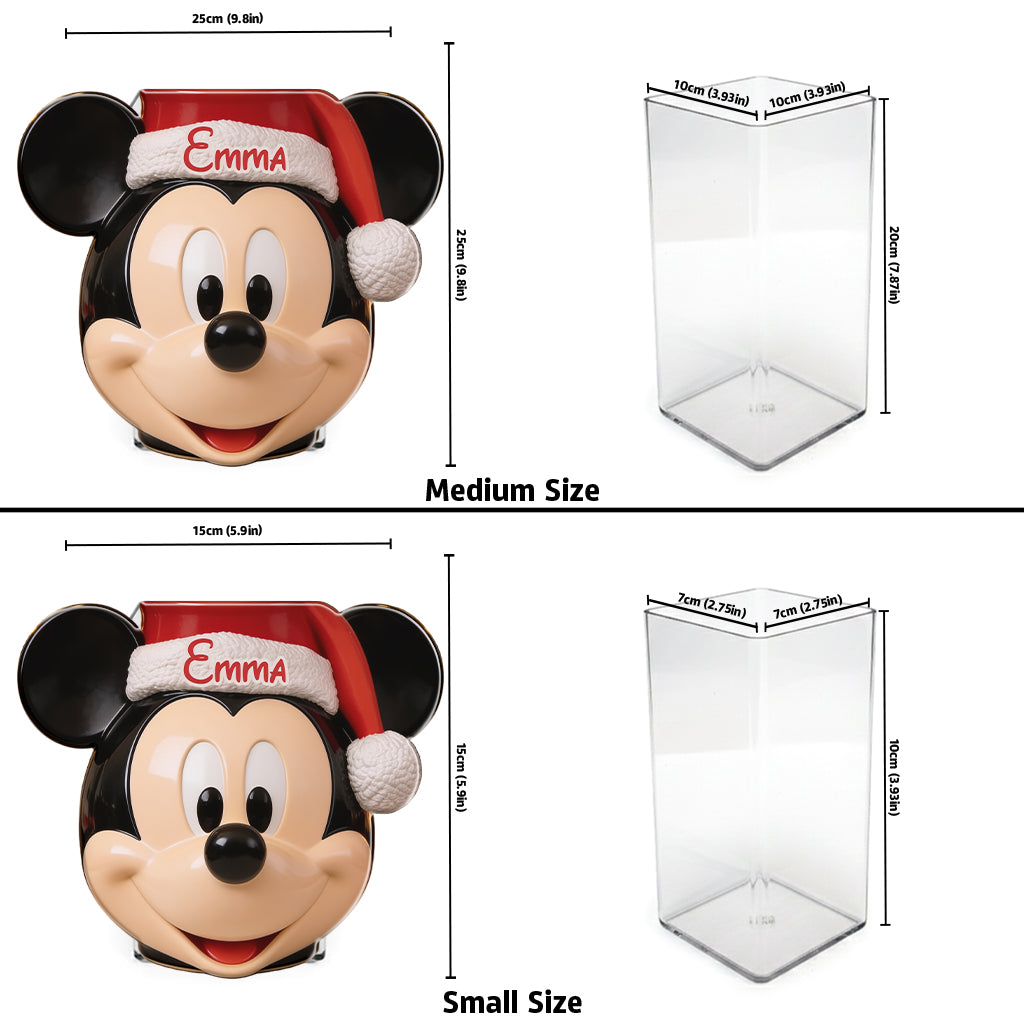 Magical Friends Dinner Table Decoration - Personalized Mouse Acrylic Pot