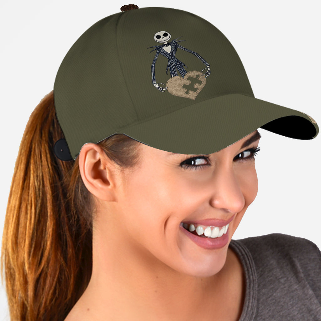 You're Missing Piece Matching Cap Nightmare Couple - Personalized Nightmare Classic Cap
