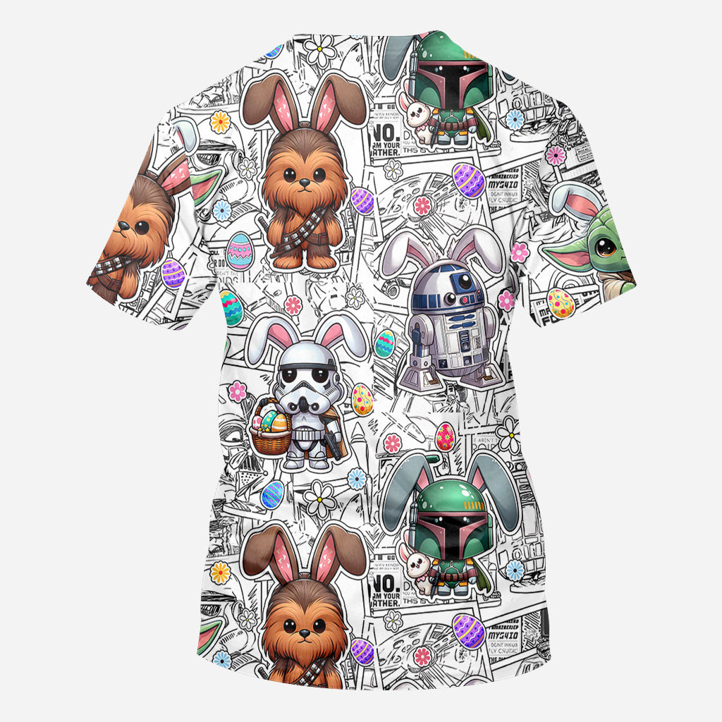 Happy Easter - Personalized The Force All Over Shirt