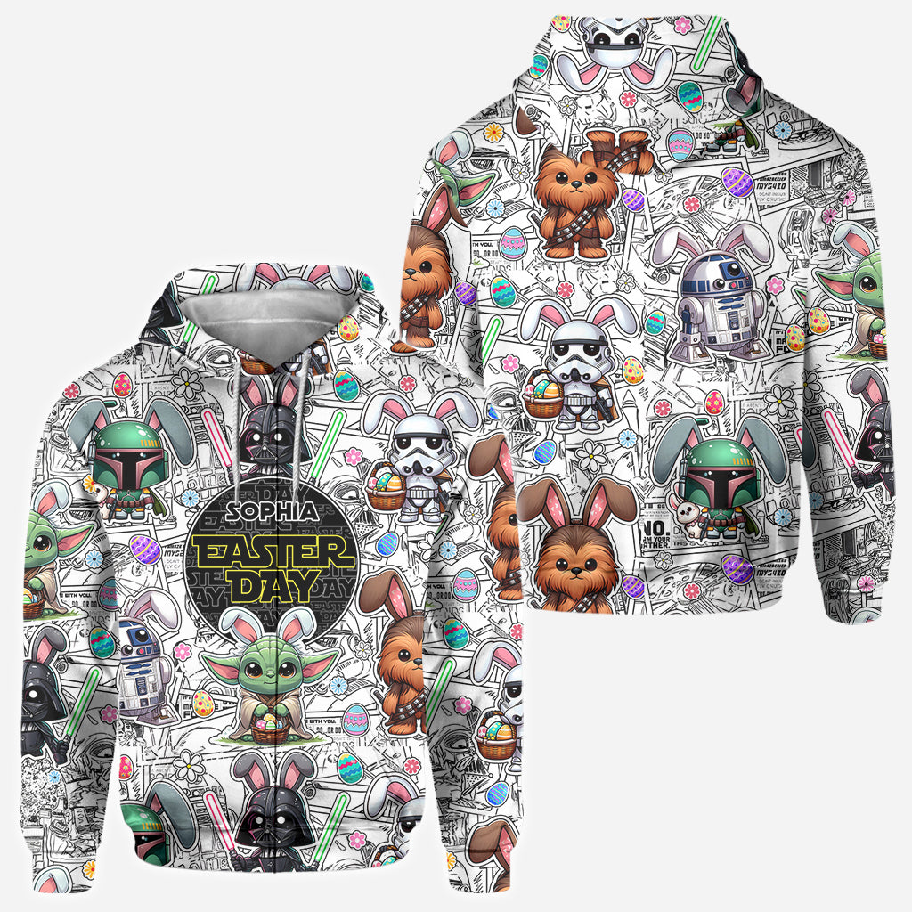 Happy Easter - Personalized The Force All Over Shirt