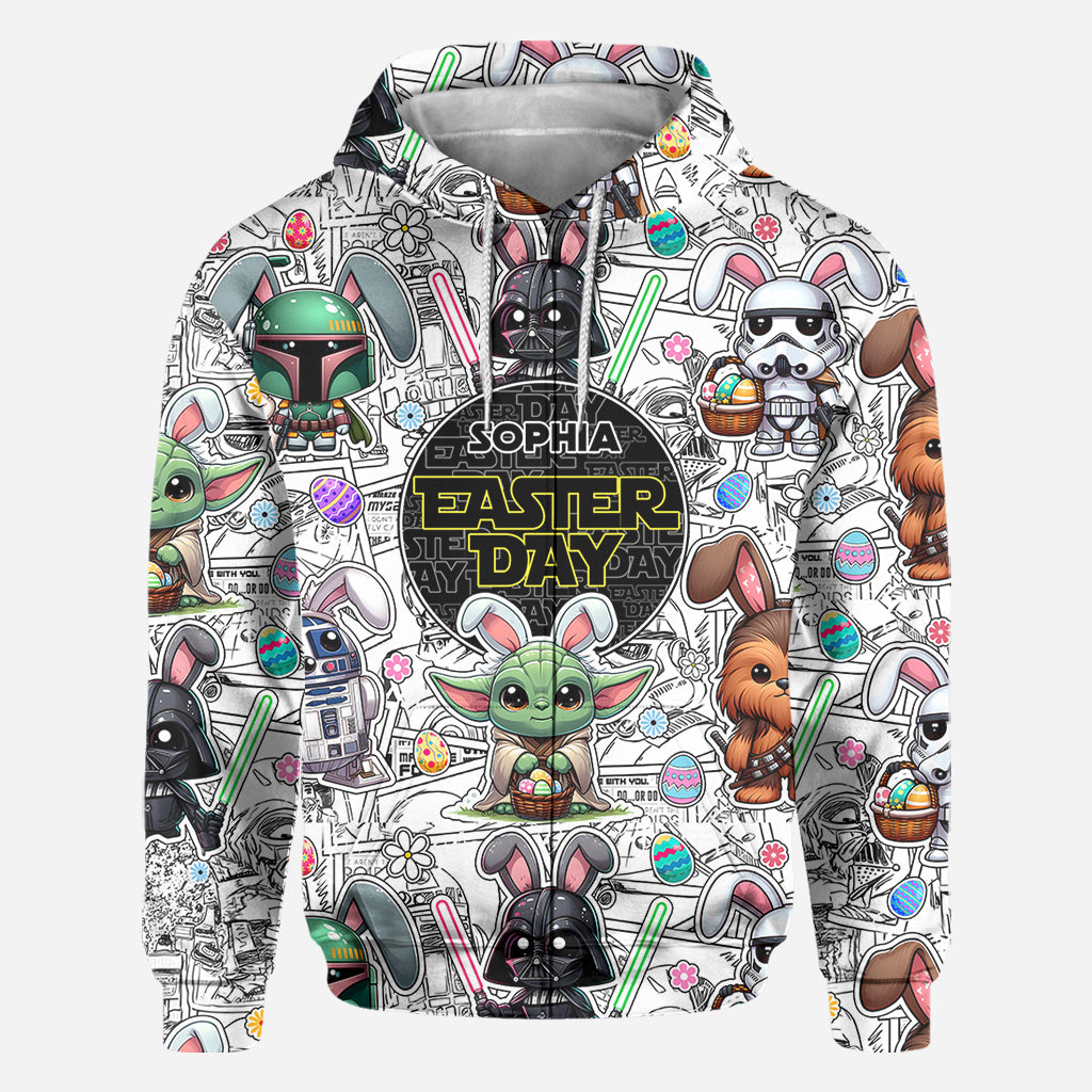 Happy Easter - Personalized The Force All Over Shirt