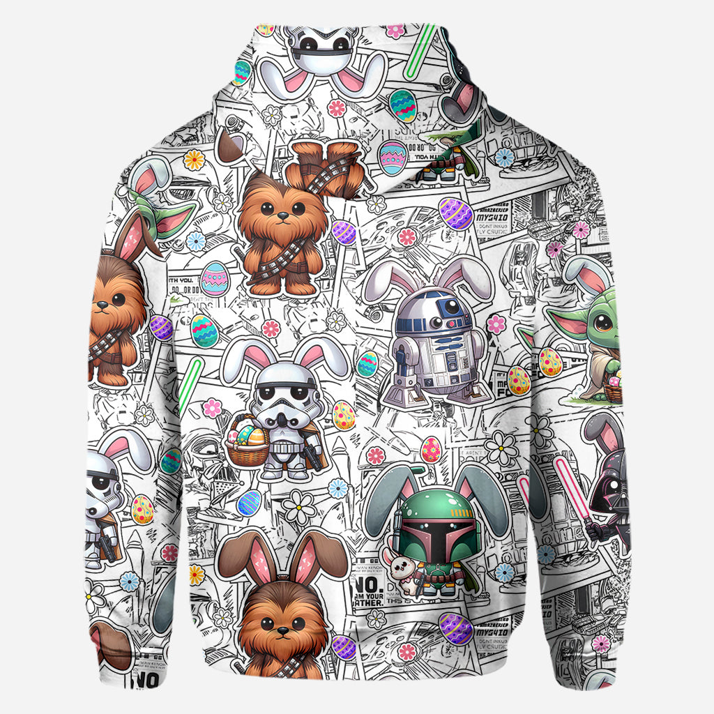 Happy Easter - Personalized The Force All Over Shirt