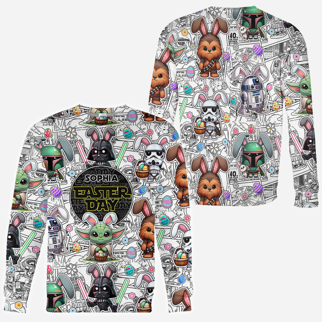 Happy Easter - Personalized The Force All Over Shirt