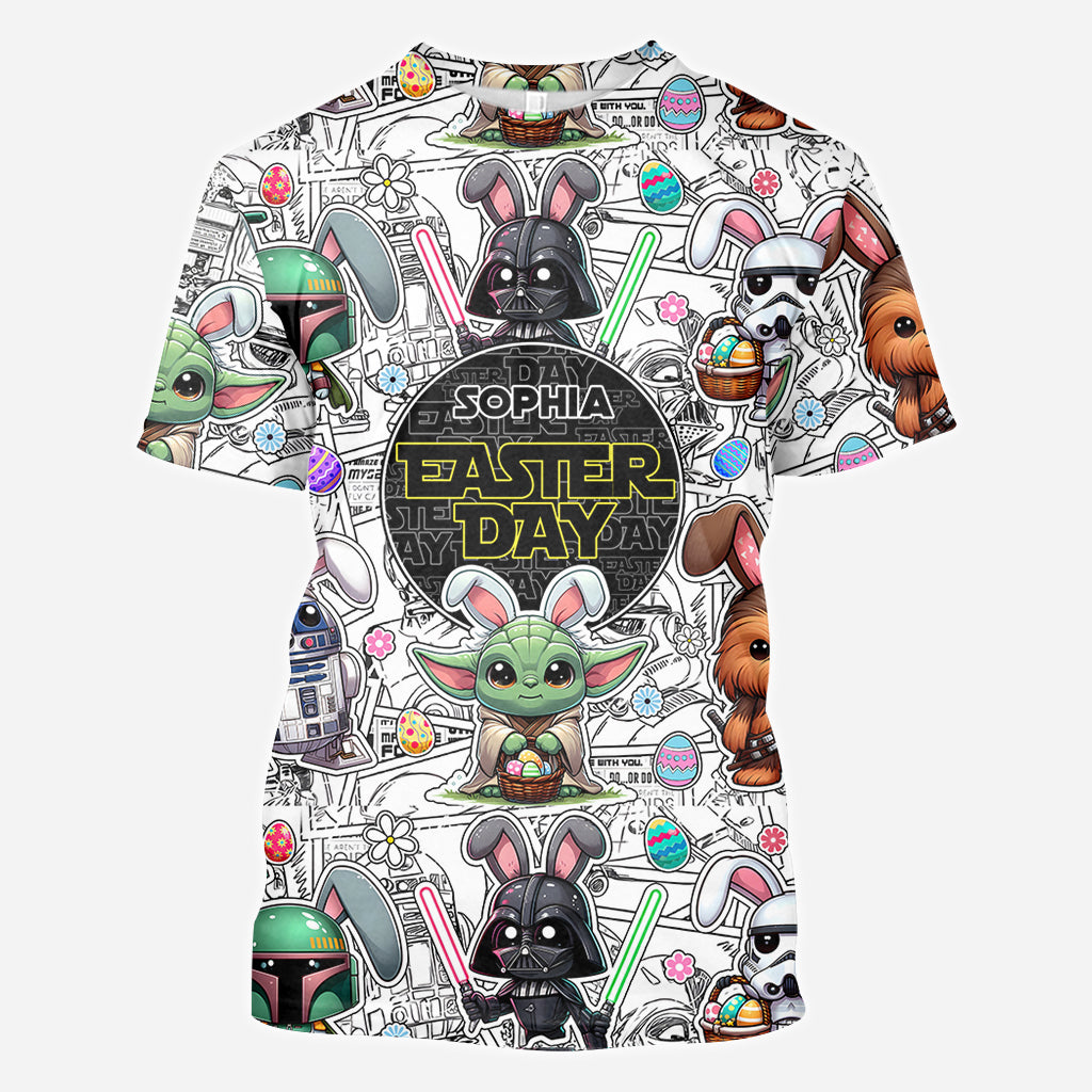 Happy Easter - Personalized The Force All Over Shirt