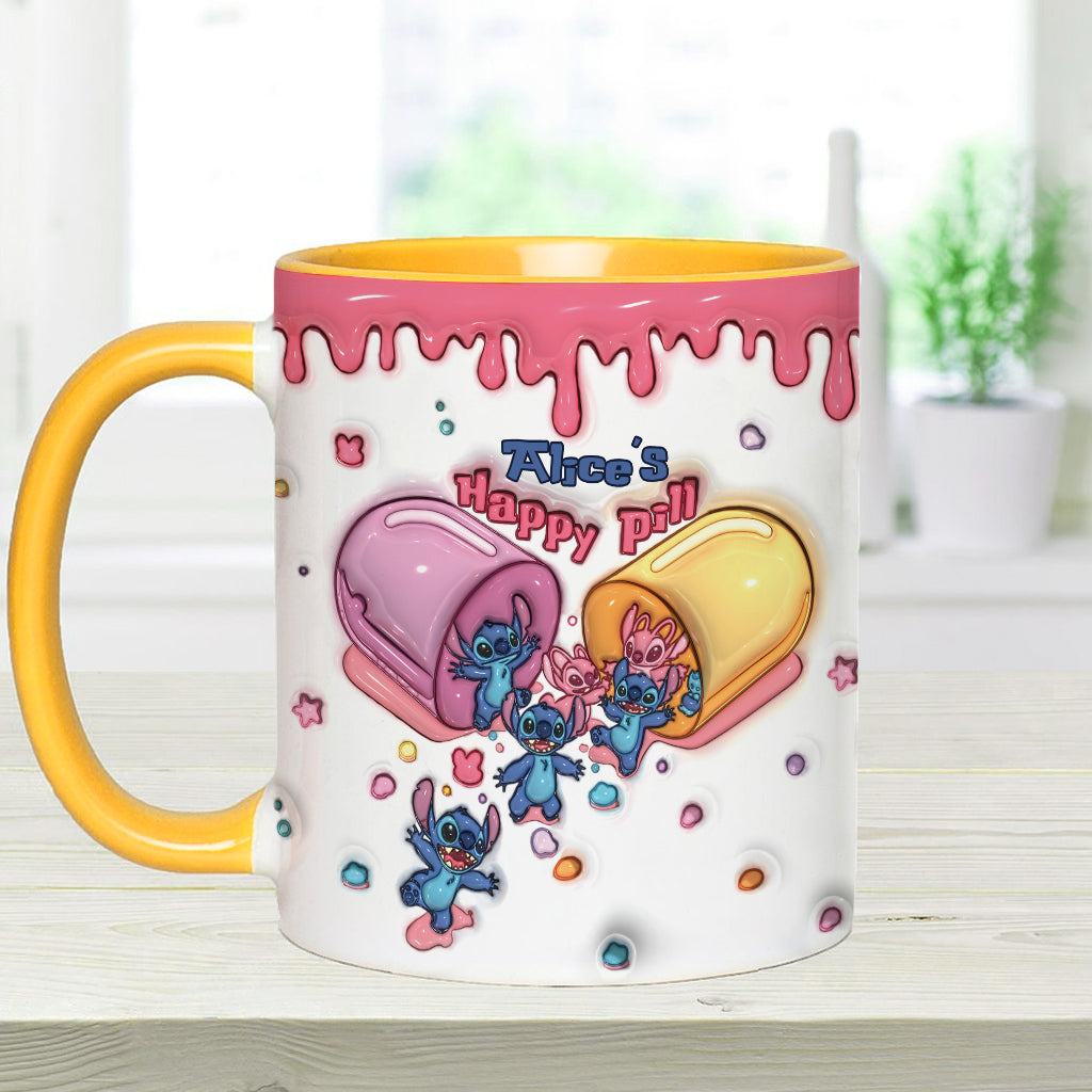 My Happy Pill - Personalized Ohana Accent Mug