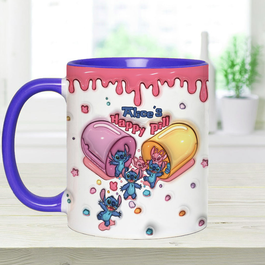 My Happy Pill - Personalized Ohana Accent Mug