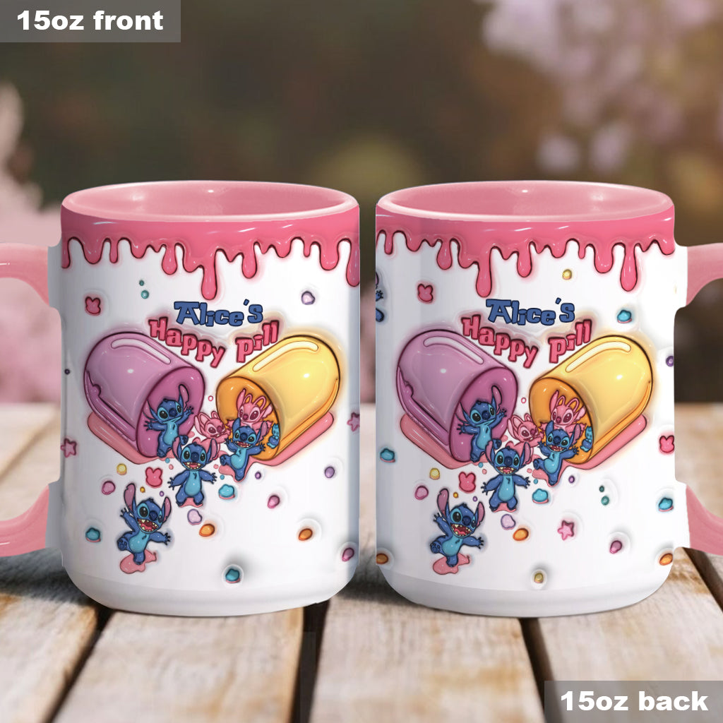 My Happy Pill - Personalized Ohana Accent Mug