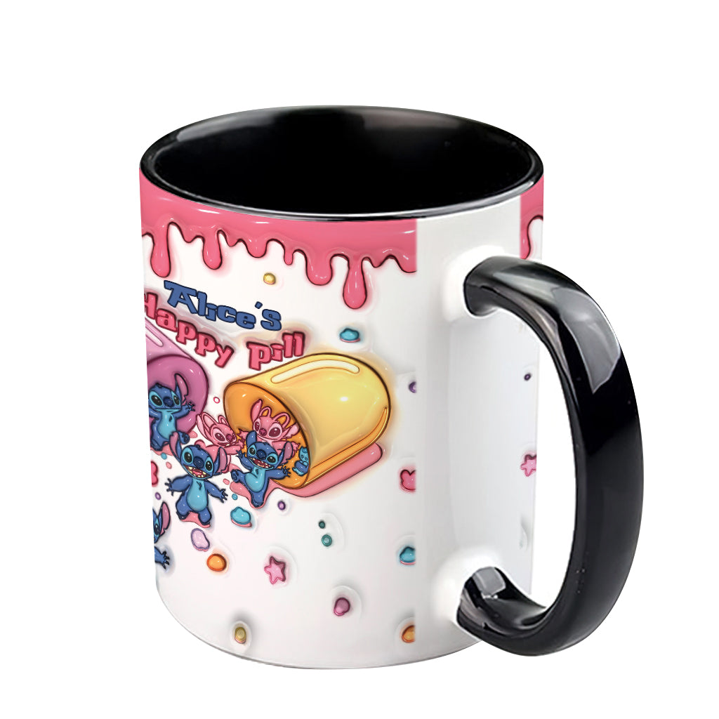 My Happy Pill - Personalized Ohana Accent Mug