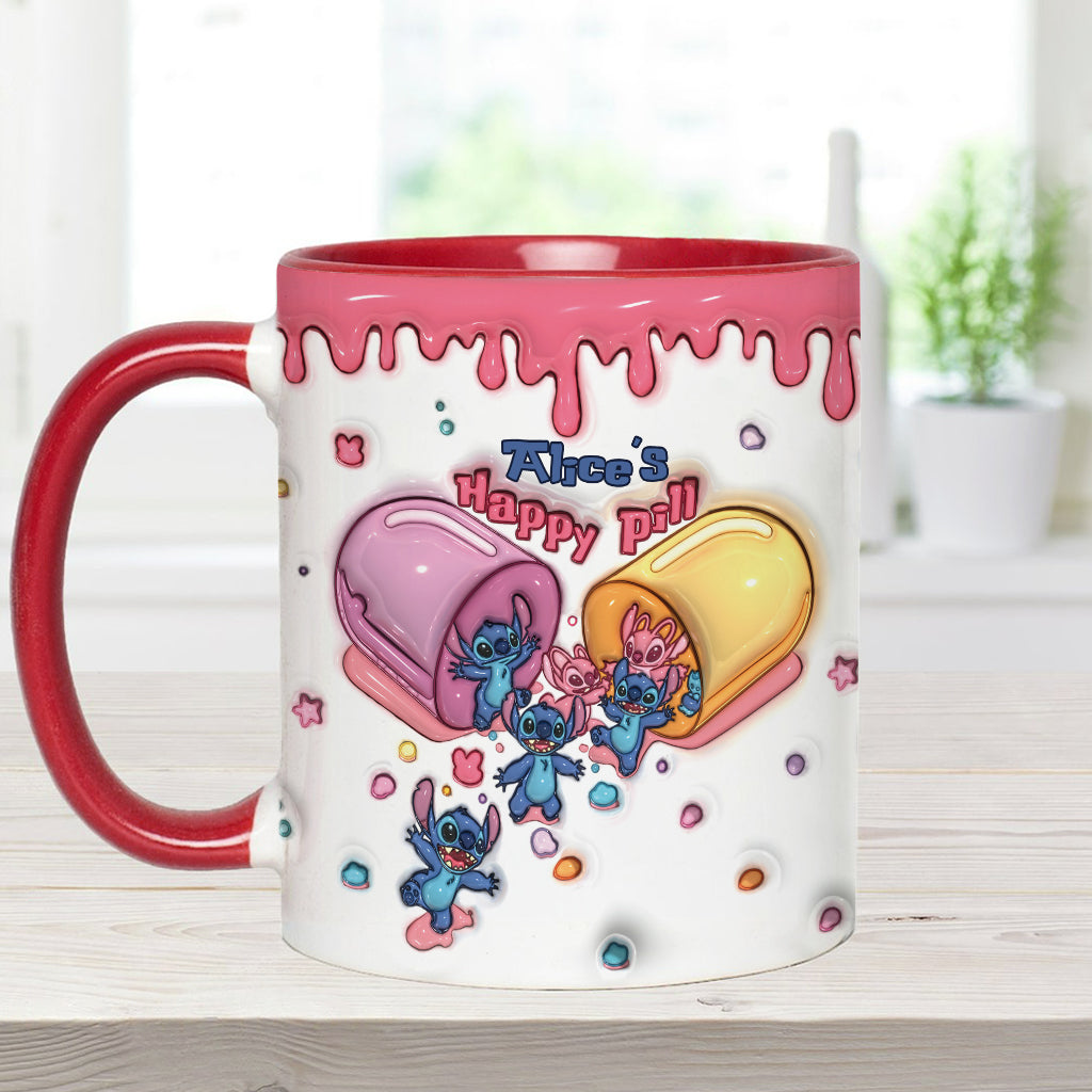 My Happy Pill - Personalized Ohana Accent Mug