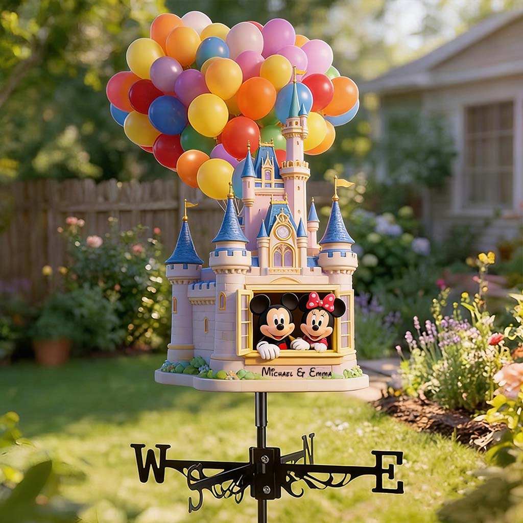 Magical Castle - Personalized Dream Trip Weather Vane