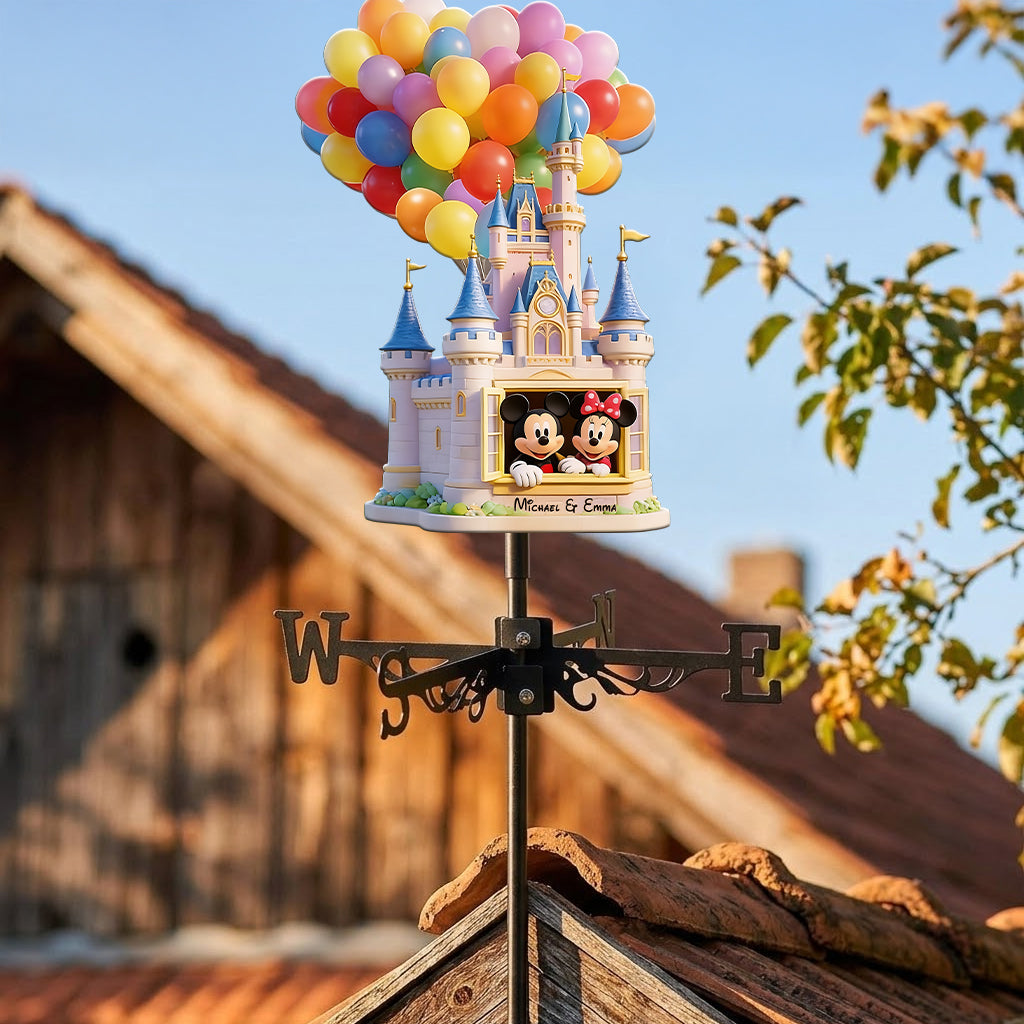 Magical Castle - Personalized Dream Trip Weather Vane