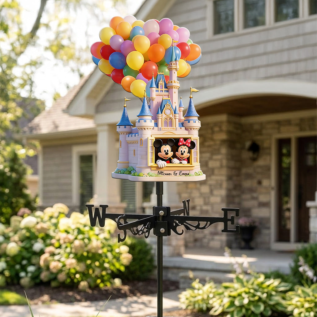 Magical Castle - Personalized Dream Trip Weather Vane