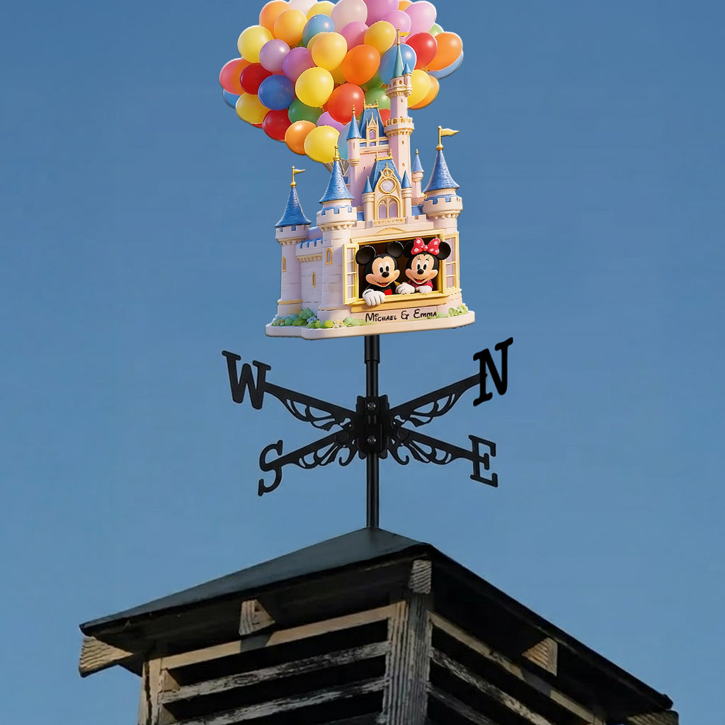 Magical Castle - Personalized Dream Trip Weather Vane