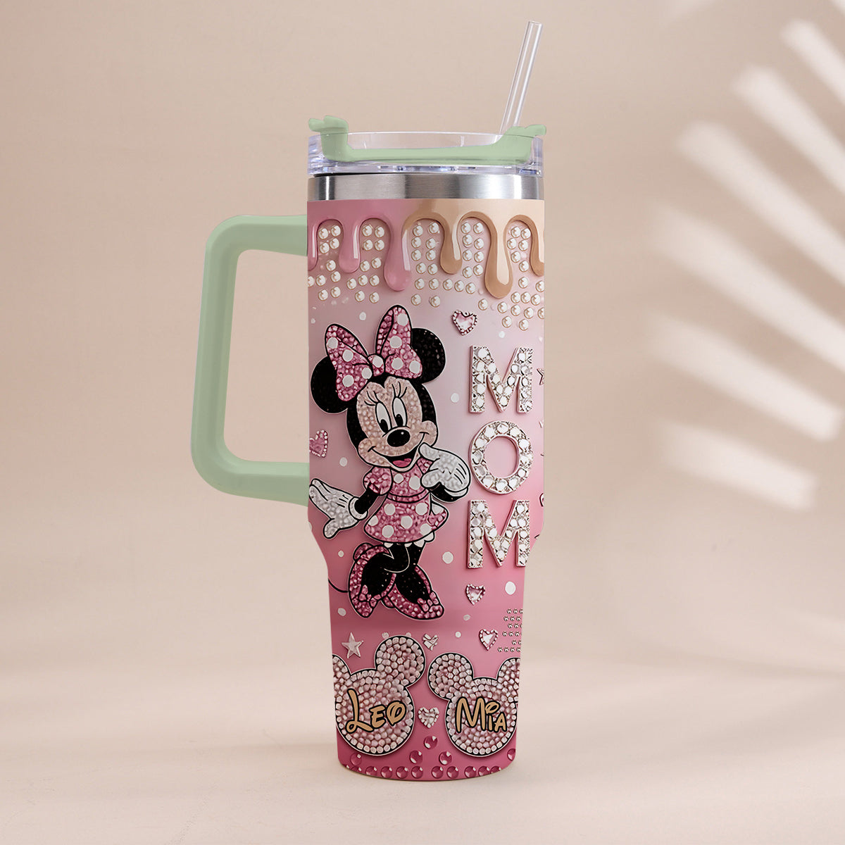 Mouse Mama - Personalized Mouse Tumbler With Handle