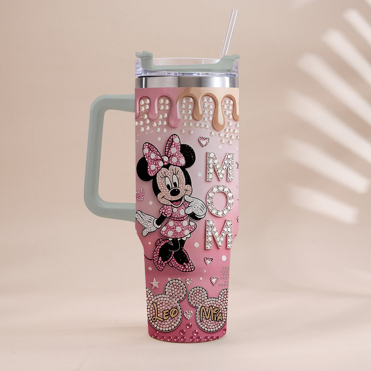 Mouse Mama - Personalized Mouse Tumbler With Handle