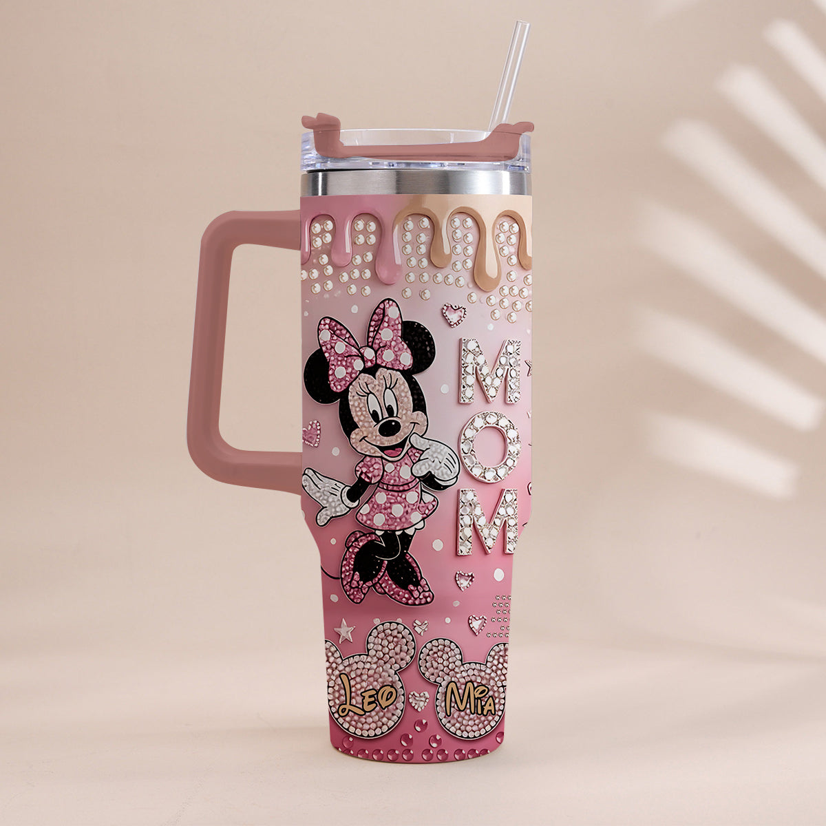 Mouse Mama - Personalized Mouse Tumbler With Handle