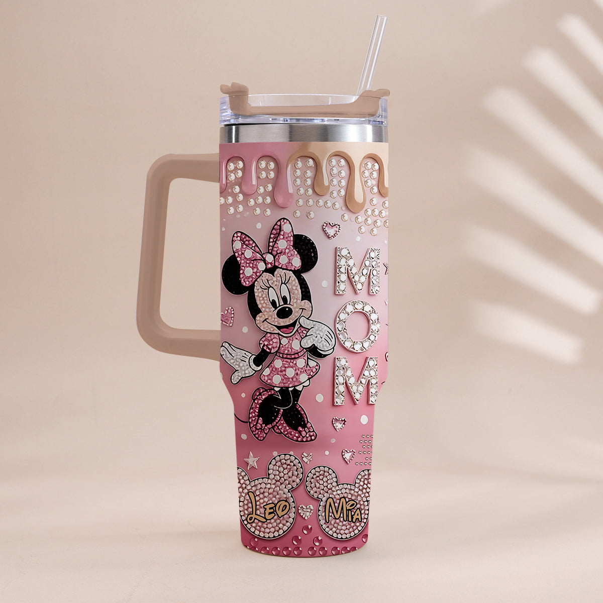 Mouse Mama - Personalized Mouse Tumbler With Handle