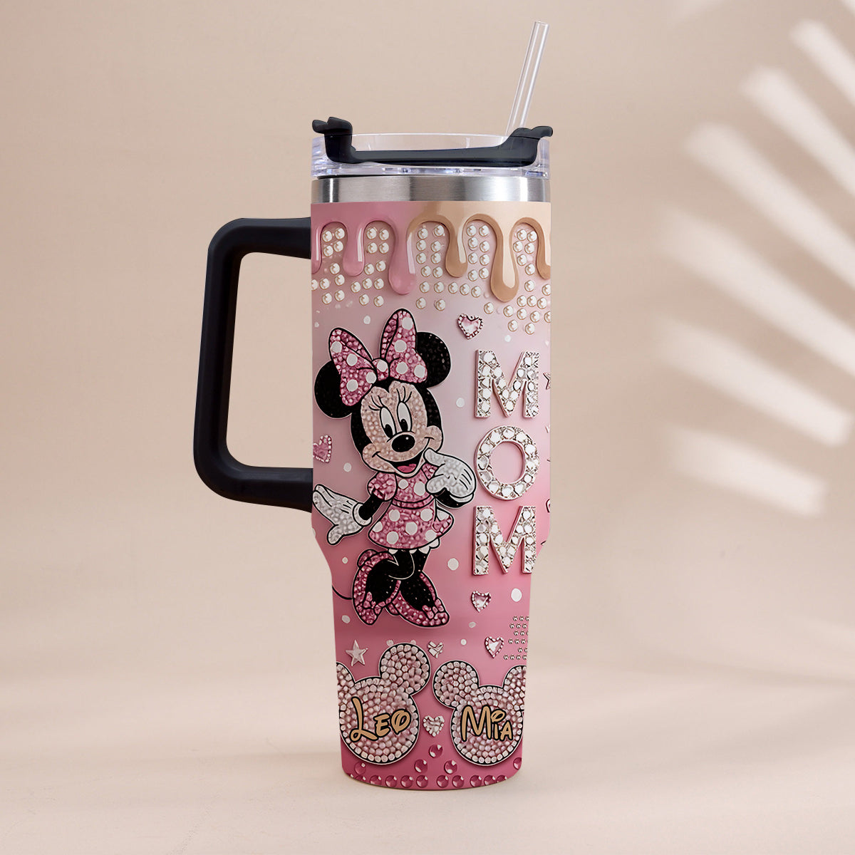 Mouse Mama - Personalized Mouse Tumbler With Handle