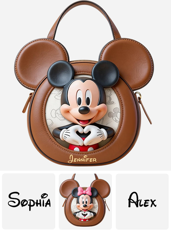 Magical Friend Accessory - Personalized Mouse Custom Shape Tote Bag