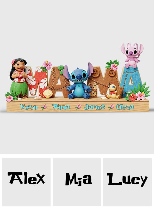 Ohana Means Family - Personalized Ohana Custom Shaped Acrylic Plaque