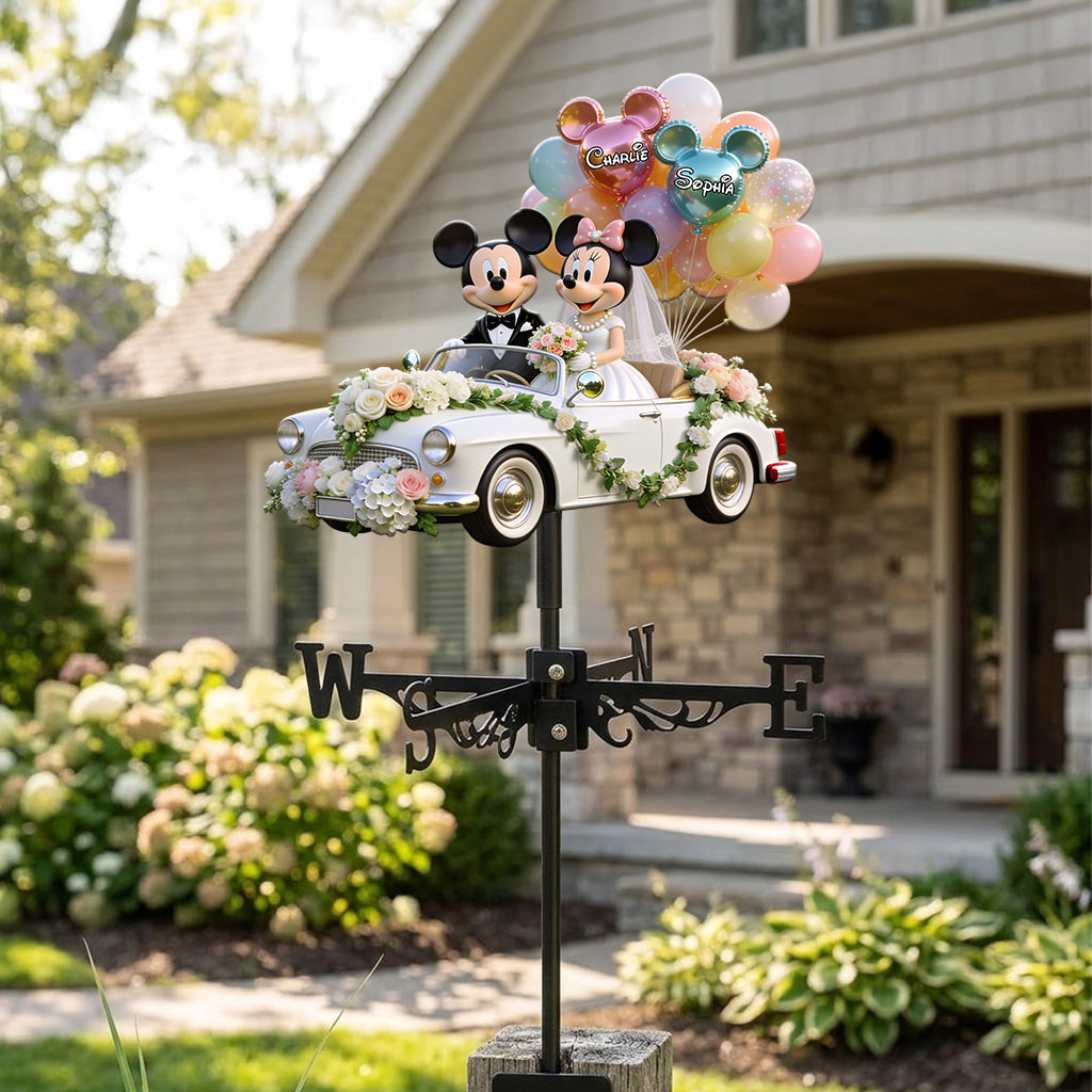 You & Me We Got This - Personalized Mouse Weather Vane