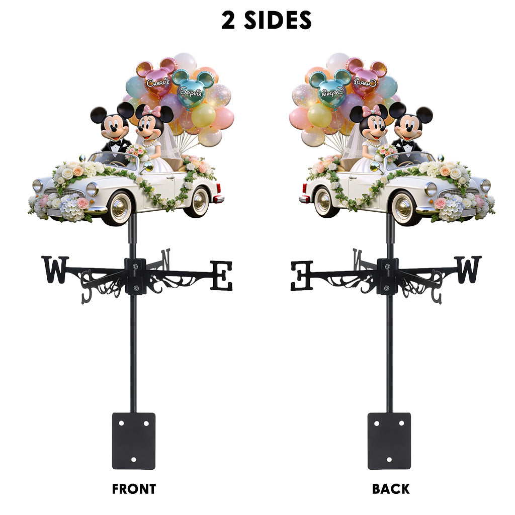 You & Me We Got This - Personalized Mouse Weather Vane