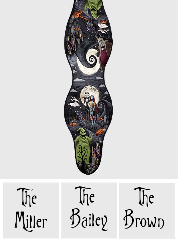Halloween Nightmare - Personalized Nightmare Custom Shape Table Runner