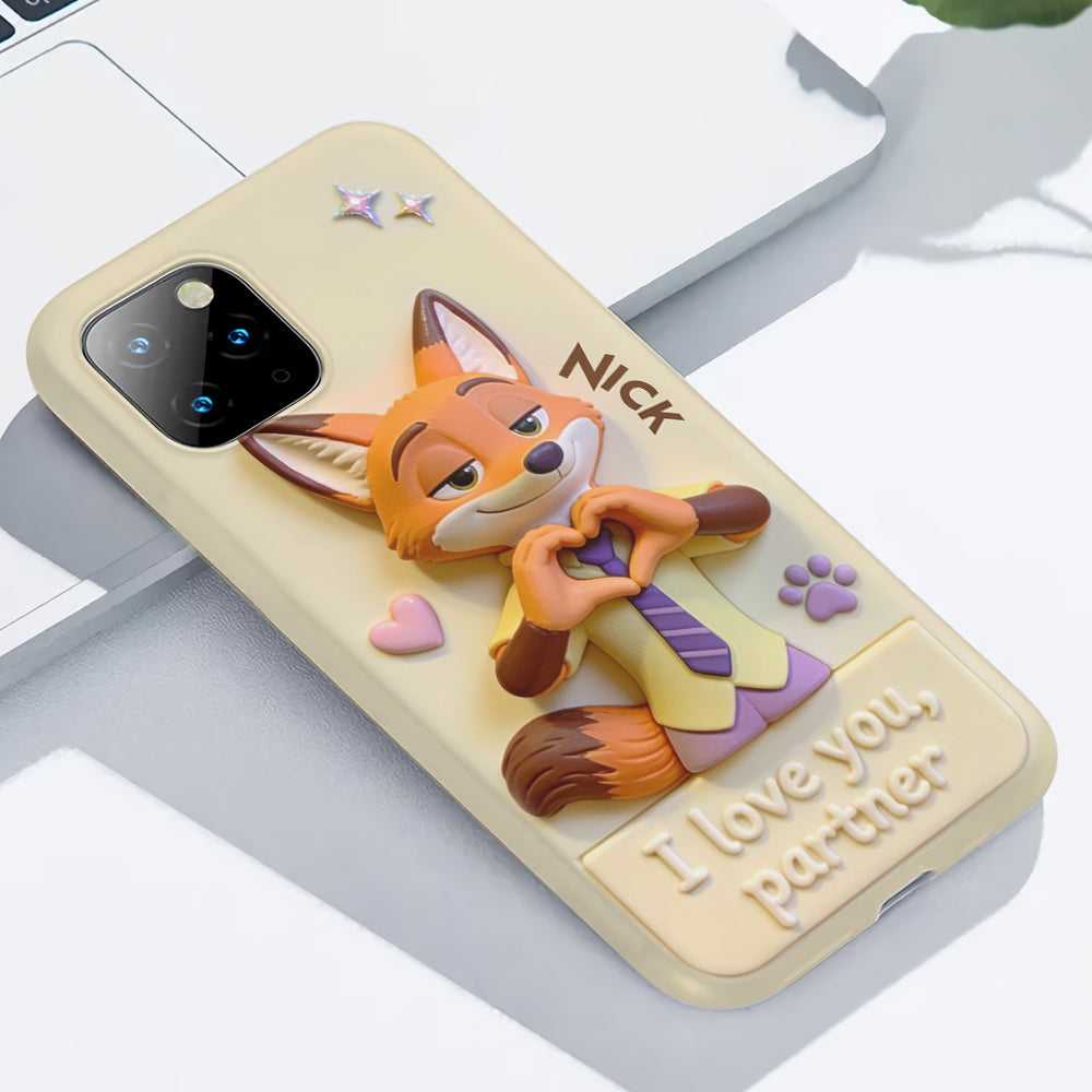 I Love You - Personalized Couple Full Print Phone Case