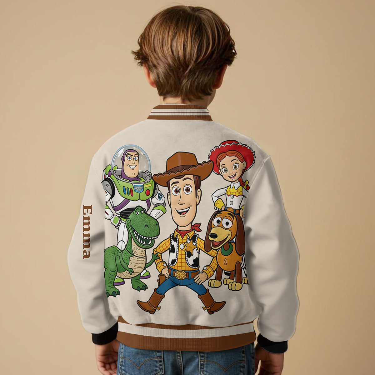 Buddy Toy - Personalized Movie For Kids Varsity Jacket
