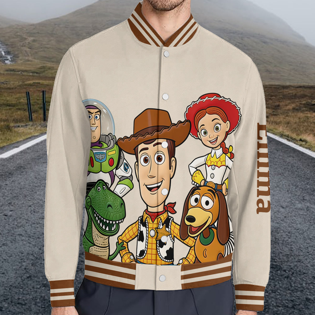 Buddy Toy - Personalized Movie For Kids Varsity Jacket