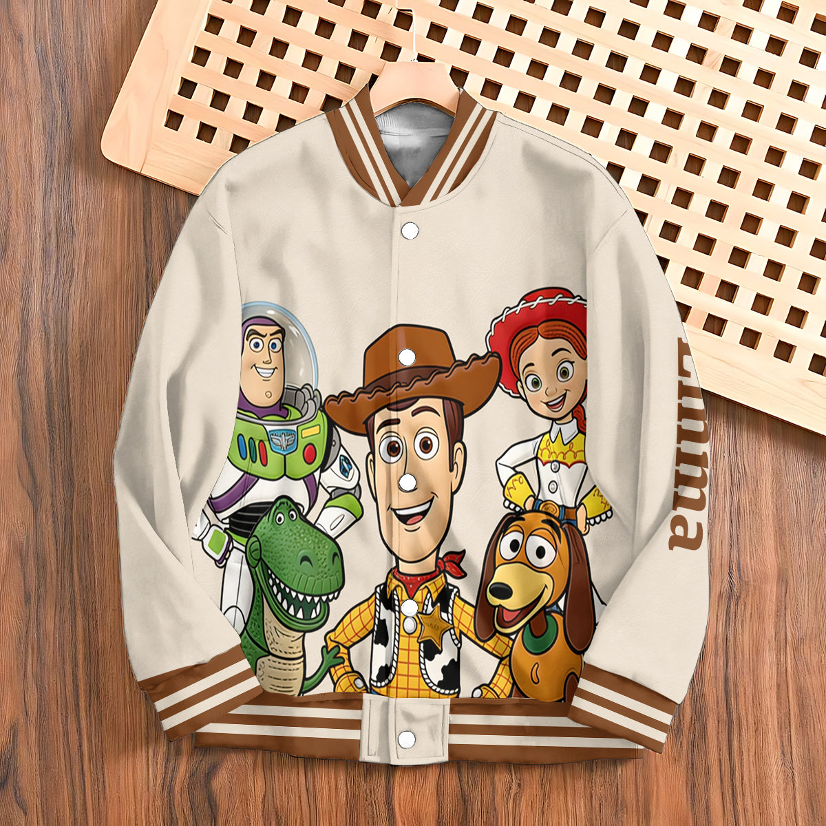 Buddy Toy - Personalized Movie For Kids Varsity Jacket