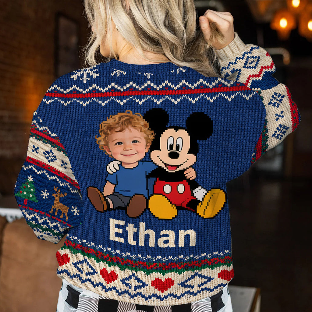 Kid's Friends - Personalized Mouse Ugly Sweater