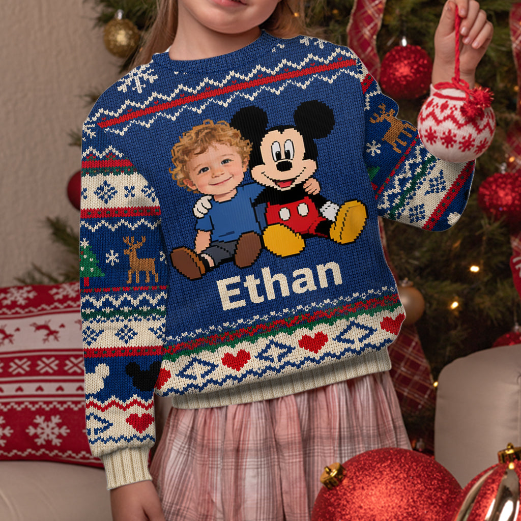 Kid's Friends - Personalized Mouse Ugly Sweater