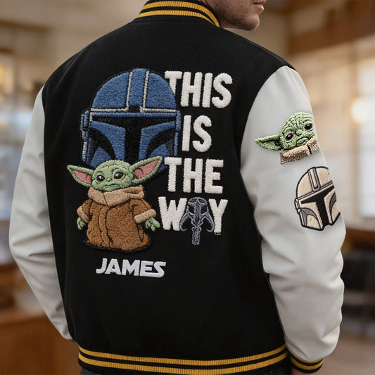This Is The Way - Personalized The Force Varsity Jacket